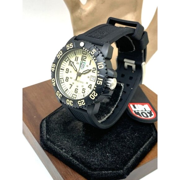 Luminox Men's Watch X2.2055 Sea Lion Navy Seal Swiss Quartz Black Rubber 44mm - Picture 14 of 14